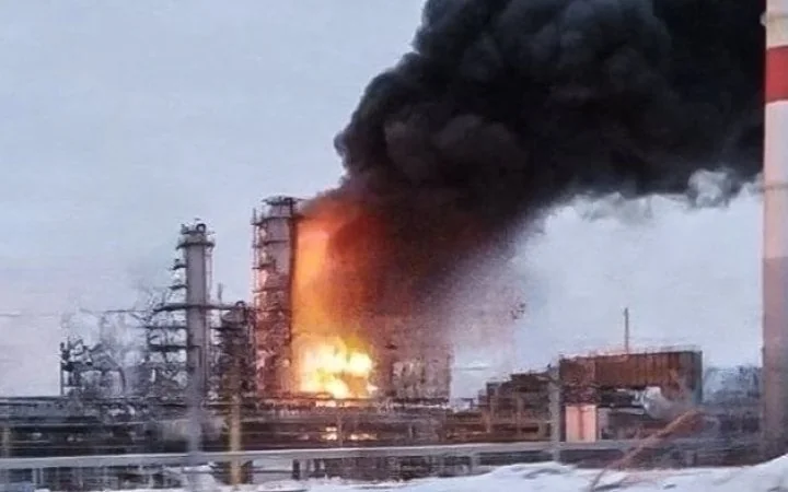 Пожежа на хімічному заводі в Підмосковї після атаки дронів