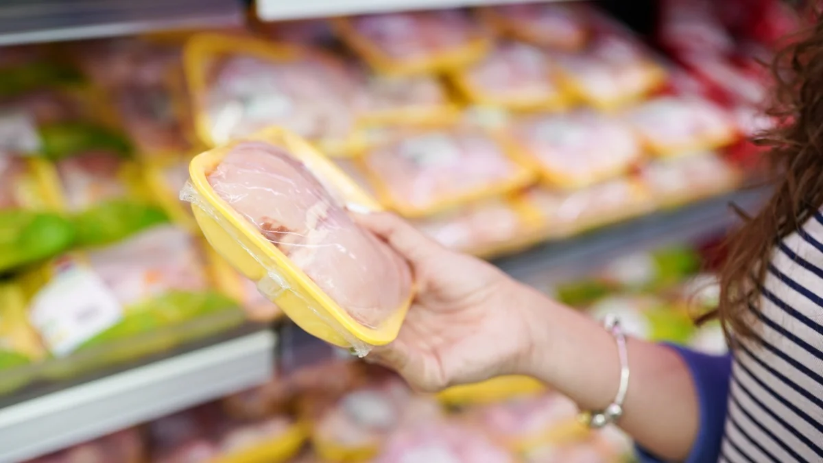 Вибір упаковки свинини в супермаркеті для оцінки якості мяса