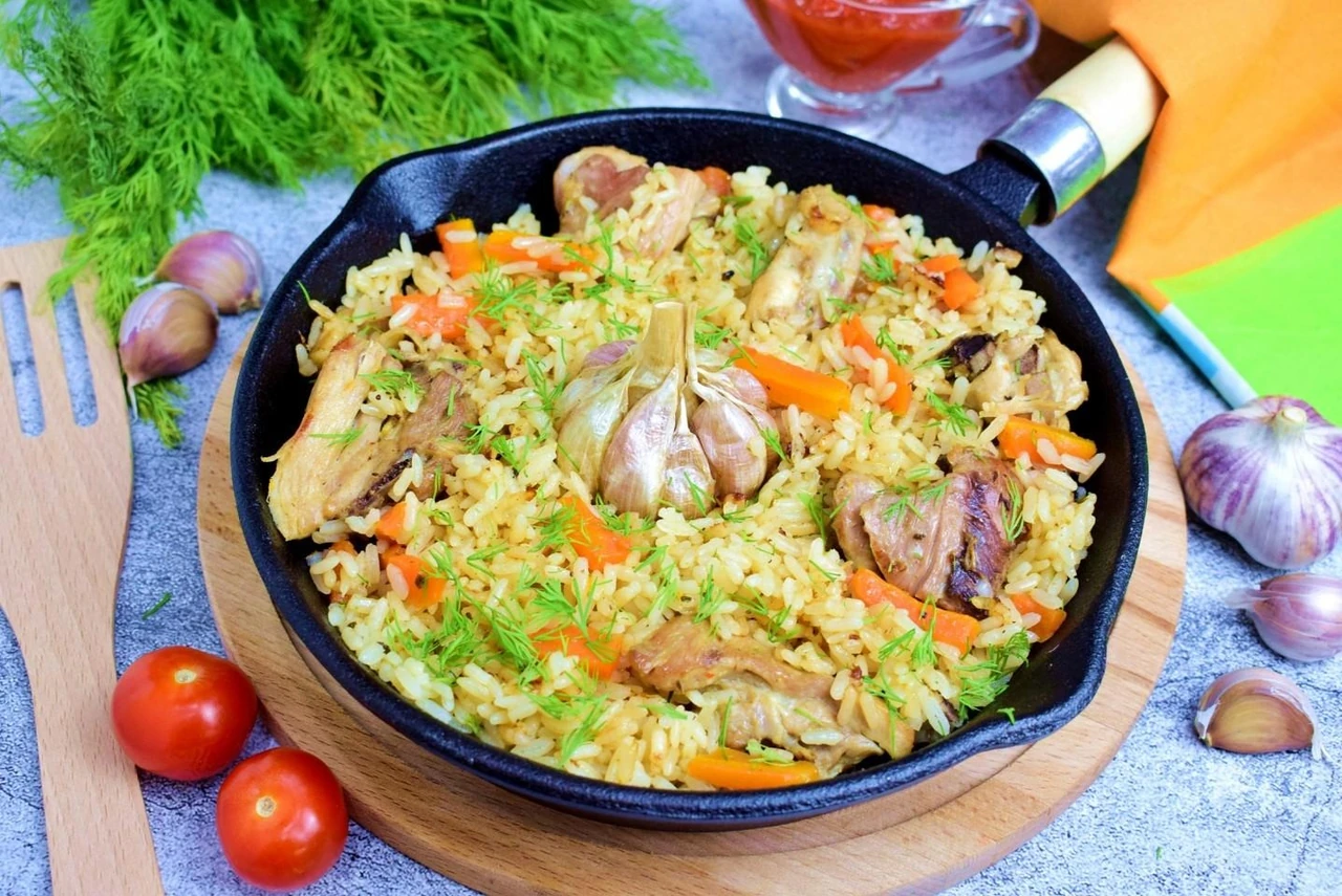 Плов с курицей классический домашний рецепт 5461