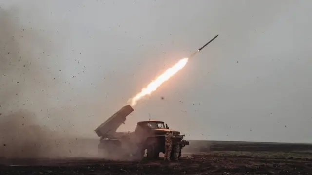 Українська установка запускає ракету в межах ударів по Росії