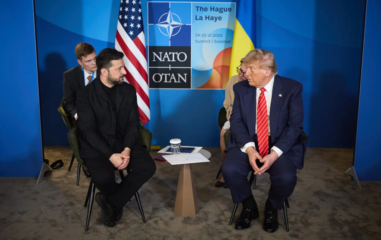 Зеленський і Трамп на саміті НАТО в Гаазі